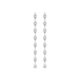 Mode | Pear Lab-Grown Diamonds Dangler Earrings - Nivara