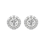 Sol | Round Lab-Grown Diamonds Halo Studs - Nivara