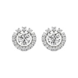 Sol | Round Lab-Grown Diamonds Halo Studs - Nivara