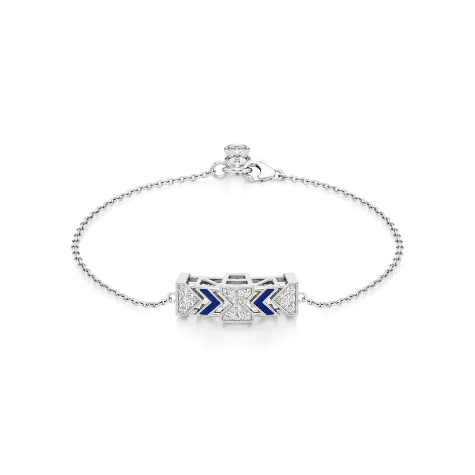 Rupak | Daily Wear Round Lab Grown Diamonds Chain Bracelet - Nivara