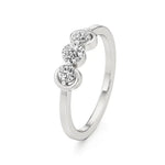 Foreva | Lab-Grown Diamond Three-Stone Ring - Nivara