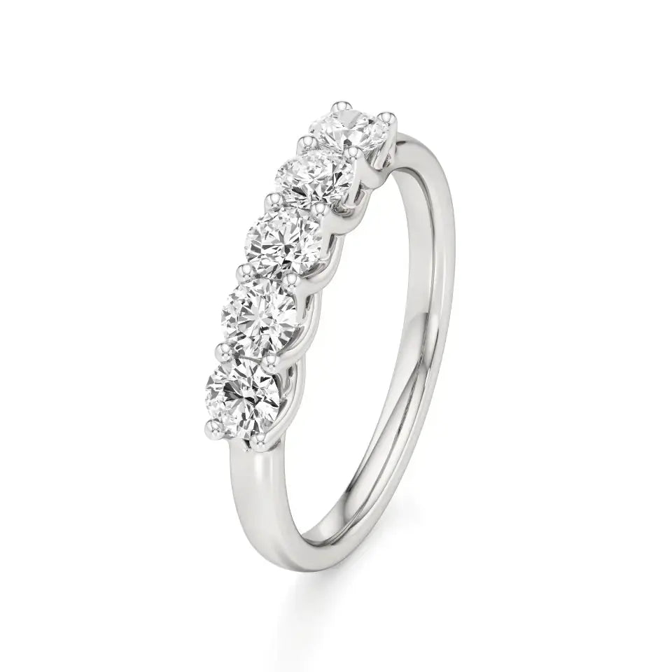 Foreva | Round Lab-Grown Diamond Eternity Band - Nivara