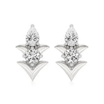 Mode | Round and Pear Duo Lab-Grown Diamond Studs - Nivara