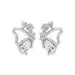 Vanya | Pear & Round Lab-Grown Diamonds Butterfly Studs - Nivara