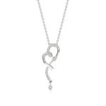 Sneh | Elegant Round Lab Grown Diamonds Heart Pendant - Nivara