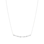 Anek | Multi-Shape Lab Grown Diamonds Bar Necklace - Nivara