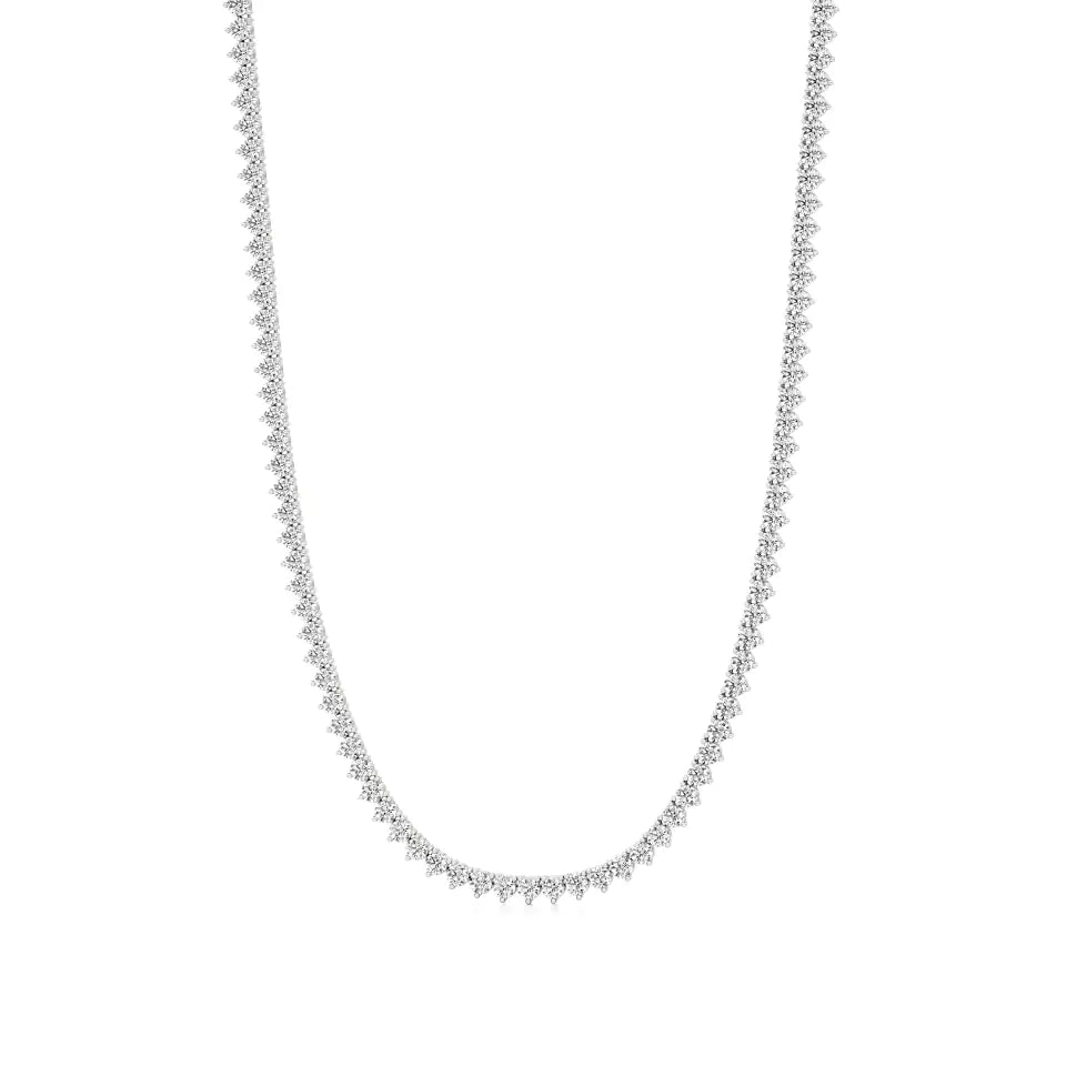 Sutra | Round Lab Grown Diamonds Tennis  Necklace