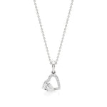 Sneh | Classic Pear & Round Lab Grown Diamonds Pendant - Nivara