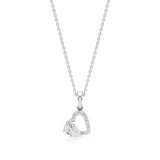 Sneh | Classic Pear & Round Lab Grown Diamonds Pendant - Nivara