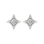 Mode | Princess Lab-Grown Diamond Solitaire Studs - Nivara