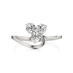 Flora | Lab-Grown Diamond Three-Stone Ring - Nivara