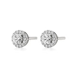 Mira | Round Lab-Grown Diamonds with Halo Studs - Nivara