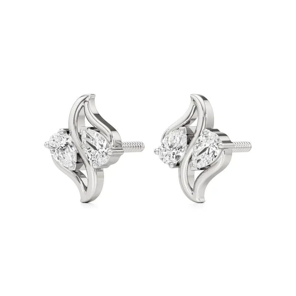 Mode | Pear Lab-Grown Diamond Studs - Nivara