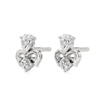 Mode | Pear & Round Lab-Grown Diamond Duo Studs - Nivara