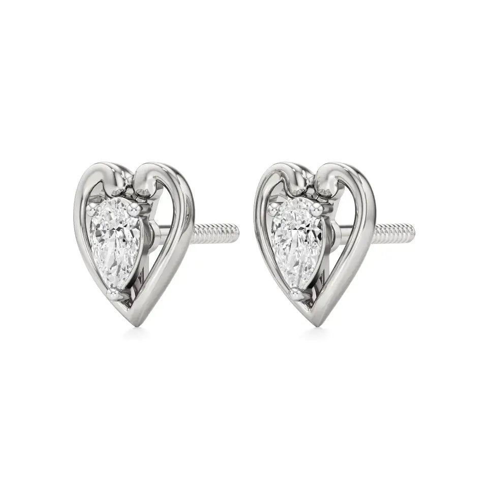 Sneh | Pear Lab-Grown Diamonds Studs - Nivara