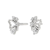 Vanya | Pear & Round Lab-Grown Diamonds Butterfly Studs - Nivara