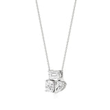 Anek | Cushion, Pear & Emerald Trio Lab Grown Diamonds Pendant