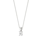 Thea | Radiant-Cut Solitaire Lab Grown Diamond 4-Prong Setting Pendant - Nivara
