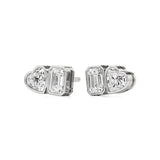 Mode | Hear & Emerald Duo Lab-Grown Diamond Studs - Nivara