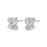 Celestia | Princess, Round and Pear Lab-Grown Diamonds Studs - Nivara
