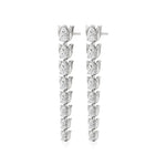 Mode | Pear Lab-Grown Diamonds Dangler Earrings - Nivara