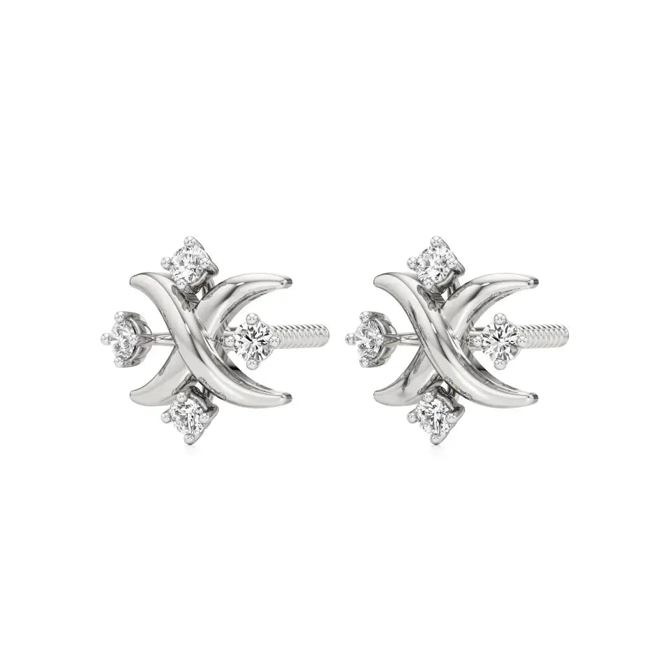 Mode | Round Lab-Grown Diamonds Studs - Nivara