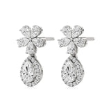 Vanya | Pear & Round Lab-Grown Diamonds Teardrop Studs - Nivara