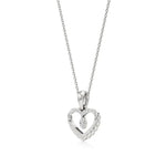 Sneh | Round Lab Grown Diamonds Heart Pendant - Nivara