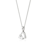 Sneh | Classic Pear & Round Lab Grown Diamonds Pendant - Nivara