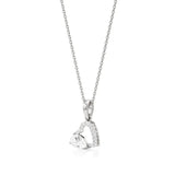 Sneh | Classic Pear & Round Lab Grown Diamonds Pendant - Nivara