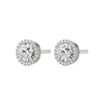 Sol | Round Solitaire with Halo Studs - Nivara