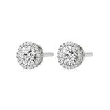 Sol | Round Solitaire with Halo Studs - Nivara