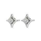 Mode | Princess Lab-Grown Diamond Solitaire Studs - Nivara