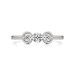 Foreva | Lab-Grown Diamond Three-Stone Ring - Nivara