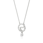 Sneh | Pear & Round Lab Grown Diamonds Pendant - Nivara