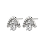 Mode | Round Lab-Grown Diamonds Clustered Studs - Nivara