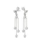 Mode | Pear & Round Lab-Grown Diamond Danglers - Nivara