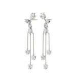Mode | Pear & Round Lab-Grown Diamond Danglers - Nivara