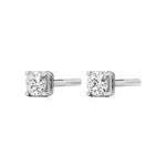 Thea | 4-Prong Round Lab-Grown Diamond Stud - Nivara