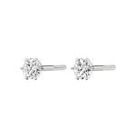 Rayna | 6-Prong Studs with Round Lab-Grown Diamond - Nivara