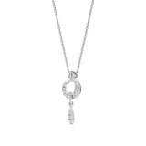Sneh | Elegant Round Lab Grown Diamonds Heart Pendant - Nivara