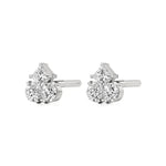 Mode | Round & Princess Trio Lab-Grown Diamonds Studs - Nivara