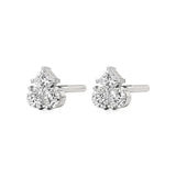 Mode | Round & Princess Trio Lab-Grown Diamonds Studs - Nivara