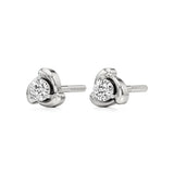 Mirage | Round Lab-Grown Diamonds Studs - Nivara