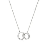 Sneh | Round Lab Grown Diamonds Loop Heart Pendant - Nivara