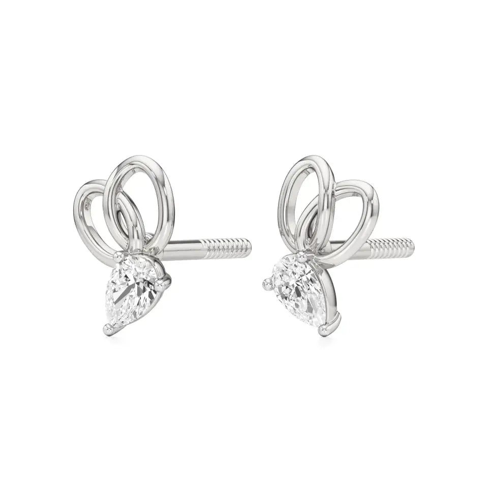 Mode | Pear Lab-Grown Diamond Studs - Nivara