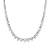 Sutra | Round Lab Grown Diamonds Buttercup Setting Tennis Necklace