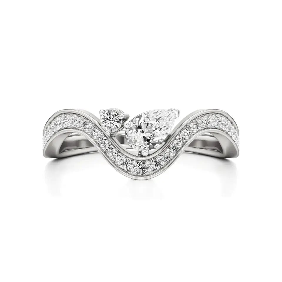 Amara | Lab-Grown Diamond Halo Ring - Nivara