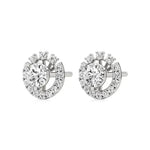 Sol | Round Lab-Grown Diamonds Halo Studs - Nivara