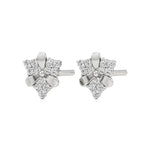 Flora | Round Lab-Grown Diamonds Clustered Studs - Nivara